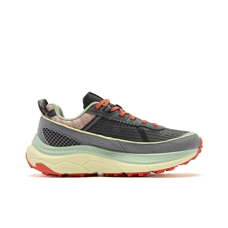 QIAODAN Mountain God 2 LITE Running Shoes Men Low Top Iron Gray/Oxidized Green-1