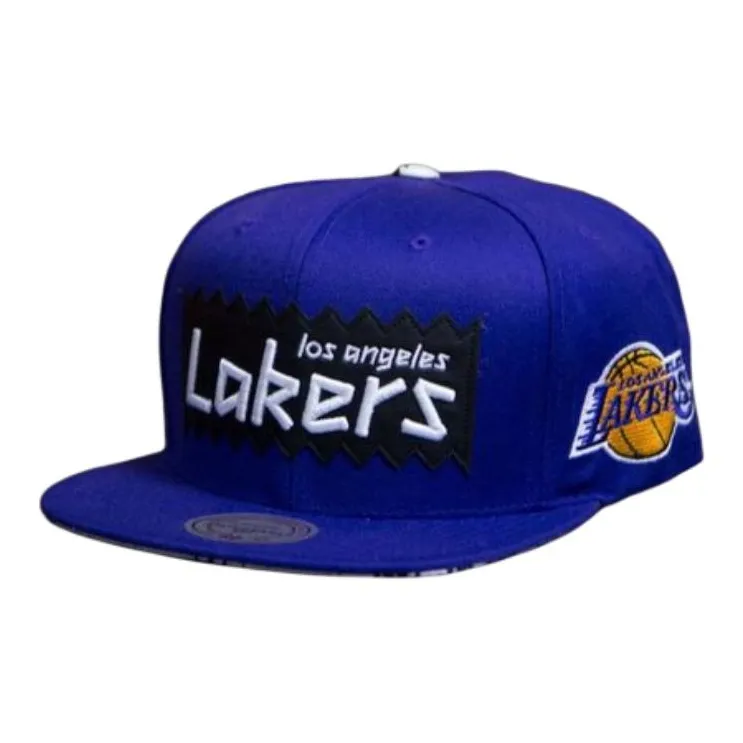 Mitchell & Ness Los Angeles Lakers STA3 Wool Snapback Cap-0