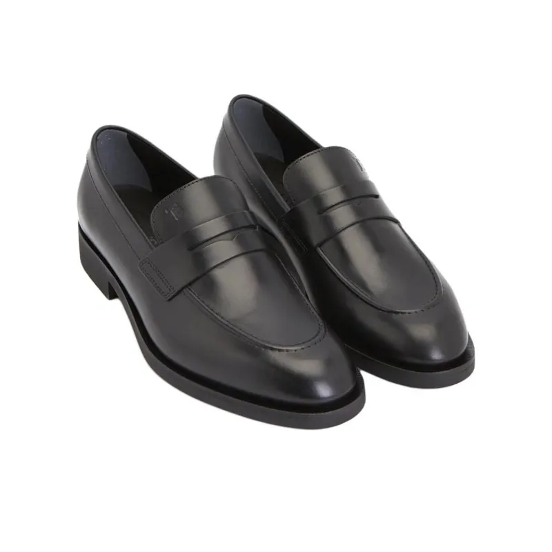 TOD'S Round Toe Slip On Loafers-2