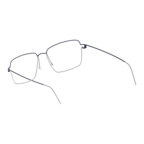 LINDBERG Titanium Irregular Shape Eyeglass Frames Unisex Blue