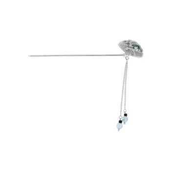 MAGICPOLE Alloy Glass Hairpins Women's Silver