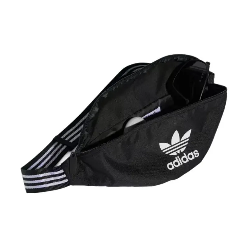 Adidas Polyester One Shoulder Crossbody Fanny Pack Regular Unisex Black-2