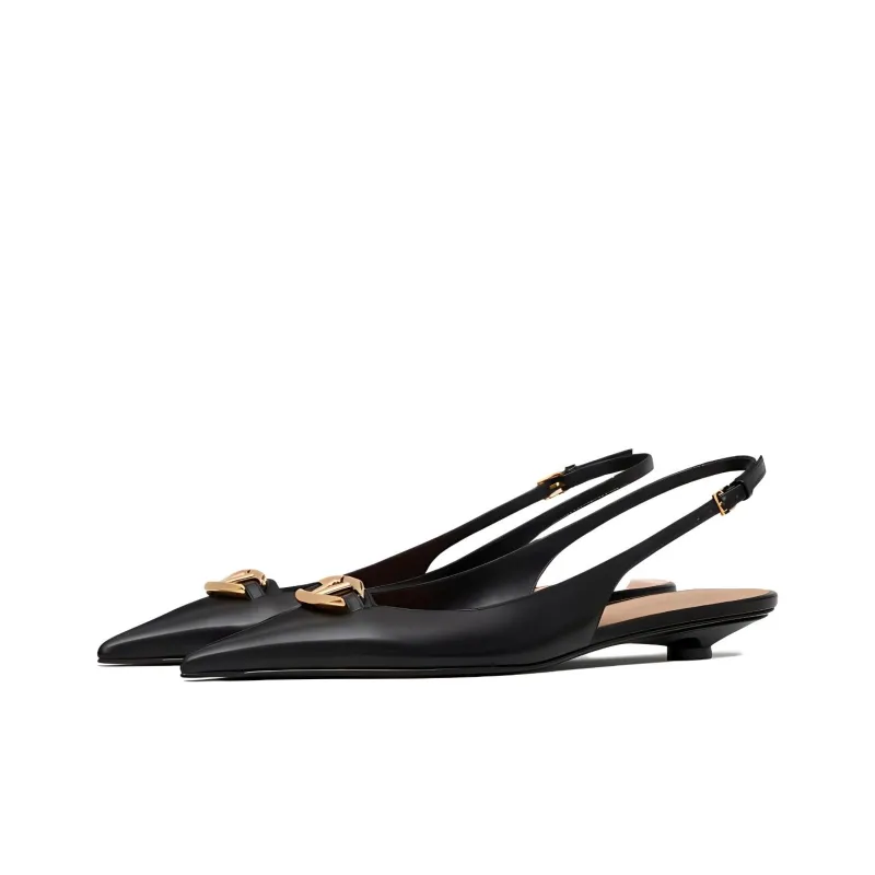 Valentino VLogo Signature Slingback Pumps-2