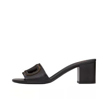 Valentino VLogo Signature Open Toe Slip On Mules Women's