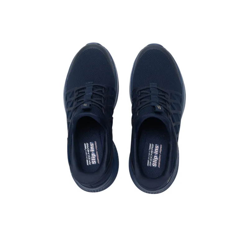 Skechers Bob's Anti Slip Wear Resistant Low Top Casual Shoes Women's Navy Blue-3