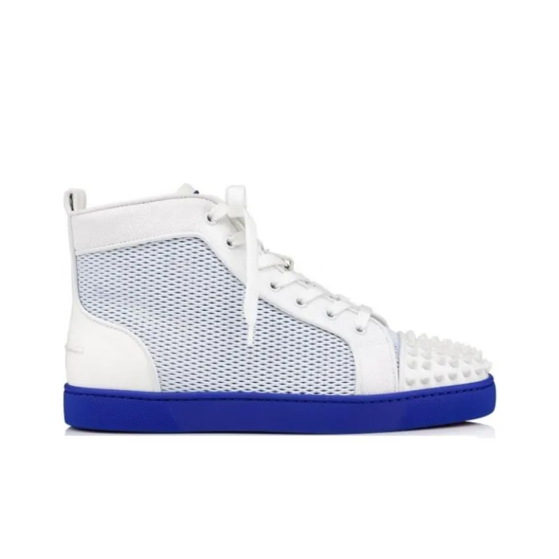 CL High Top Skateboard Shoes Men's White-1
