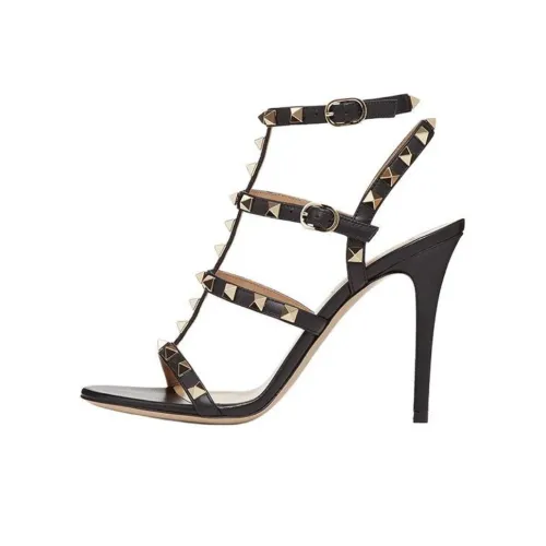 Valentino short One-Strap Sandals 10cm Women's Black