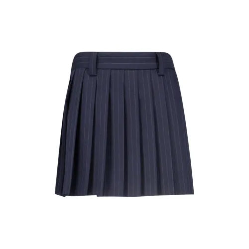 MIU MIU Casual Short Skirts Women's Marine Blue