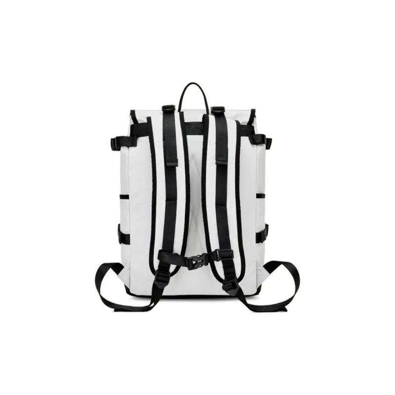 Hush Puppies Fabric Backpack Large Size Men's White-3