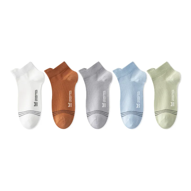 MIIOW Cool One Summer Series Ankle Socks Men's 5 Pack-16