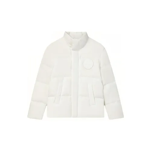 FILA X Études Down Jackets Unisex Coconut Milk White