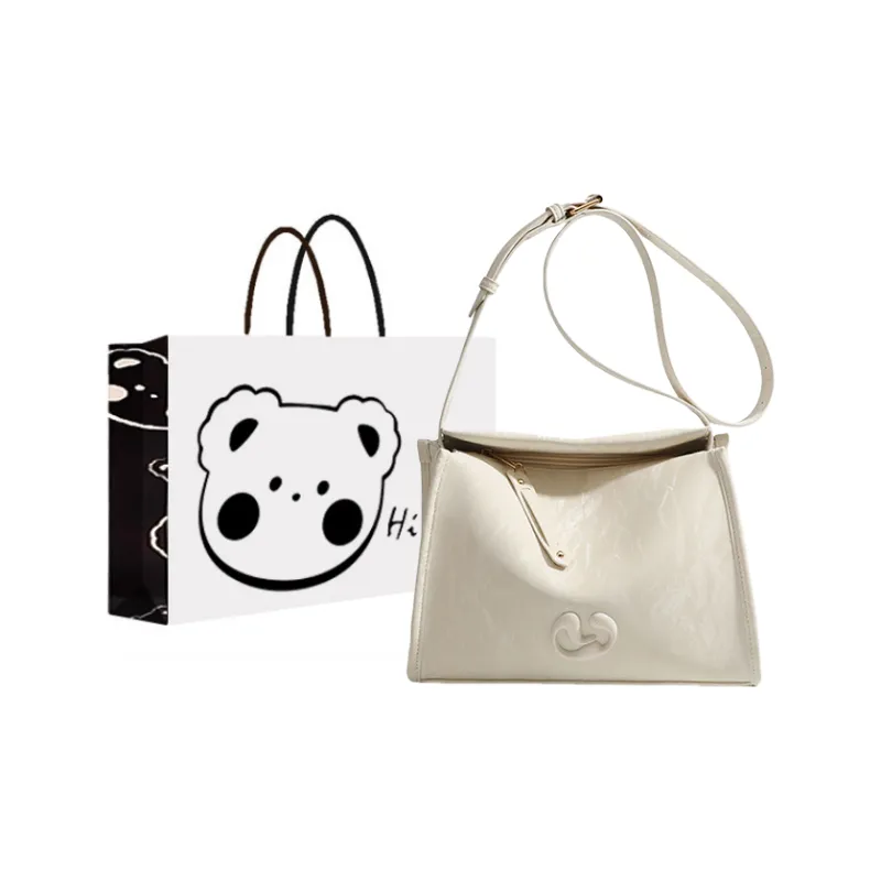 NX DOUGHNUT PU Shoulder Bag Regular Women's Ecru-1