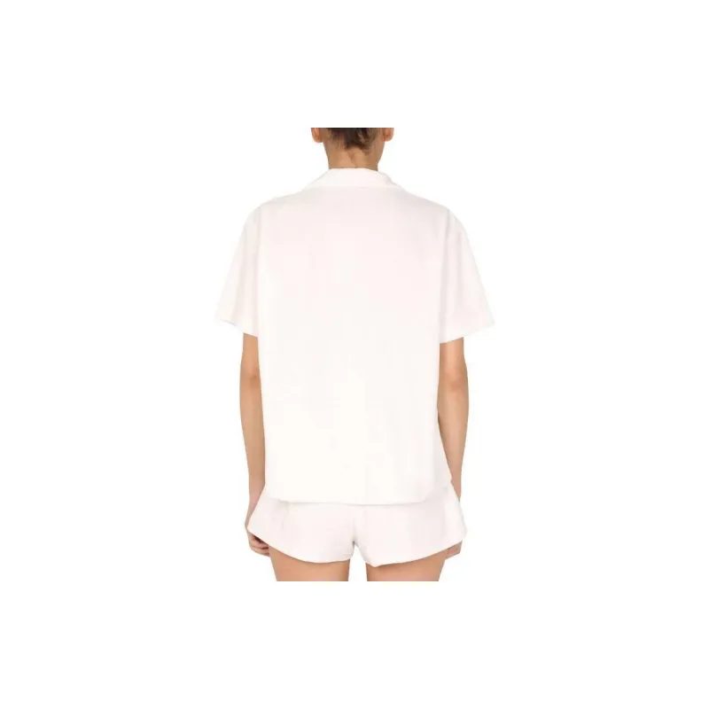 ETRE CECILE Embroidered logo Short sleeve Shirt-1