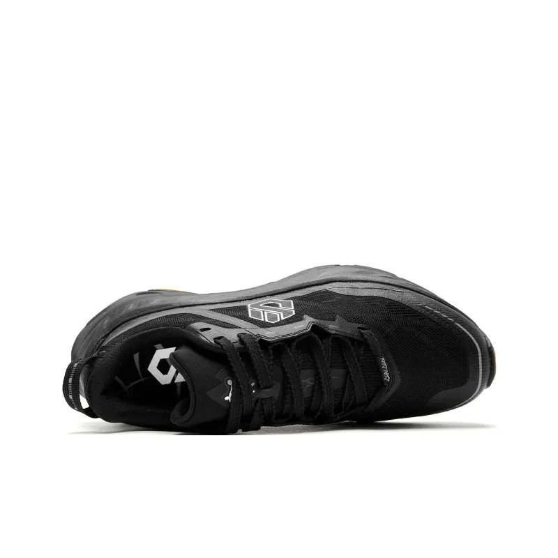 QIAODAN Mountain God 2.0 Running Shoes Men Low Top Black/Lightning Gray-3