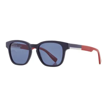 LACOSTE Plastic Square Sunglasses Men's Blue