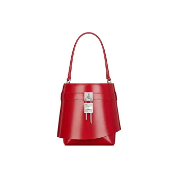 Givenchy Shark Lock Calfskin Shoulder Bag, Crossbody Bag, Handbag Women's Red