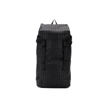 ISSEY MIYAKE HIKER Cow Leather Polyester Nylon Cotton Backpack Men's Black