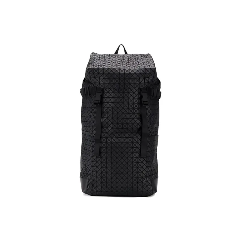 ISSEY MIYAKE HIKER Cow Leather Polyester Nylon Cotton Backpack Men's Black-0