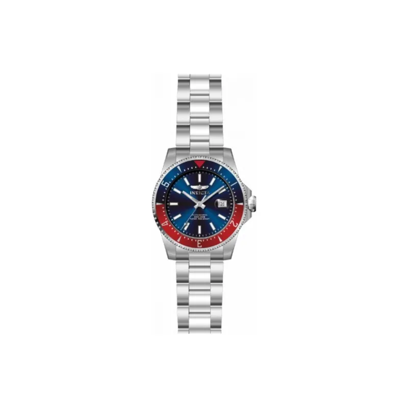 INVICTA Wrist Watch Automatic Mechanical Movement Stainless Steel Strap 44mm Blue Dial Men's Watches-2