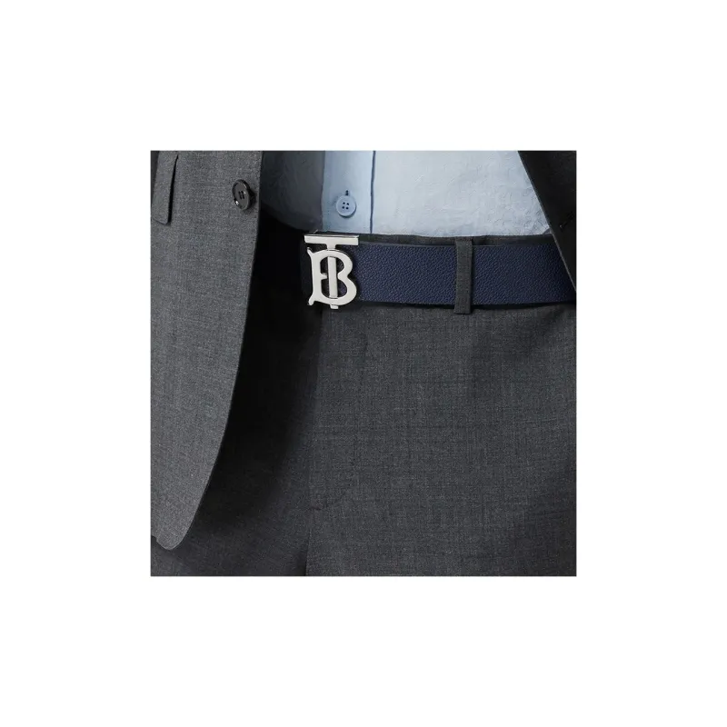 Burberry Reversible Logo Buckle Belt-3