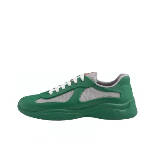 PRADA Low Top Casual Shoes Unisex Green