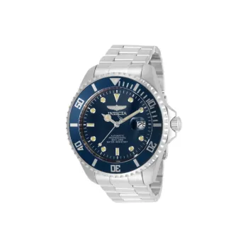 INVICTA Wrist Watch Automatic Mechanical Movement Stainless Steel Strap 47mm Blue Dial Men's Watches