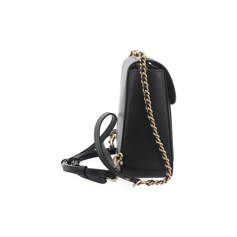 COACH Madison Refined Calfskin Portable One Shoulder Crossbody Backpack Small Size Women's Black-2
