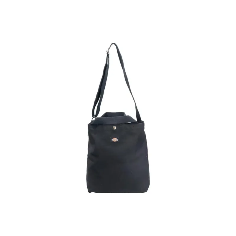 Dickies Canvas Canvas Bag Tote Bag Shopping Bag Shoulder Bag Handbag Unisex Black & Orange-3