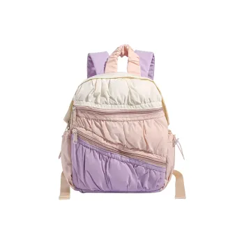 UNITE STAR Nylon Backpack Regular Women's Pink Purple/Blue/Green/Cream White