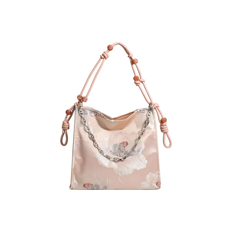 H YXIANG PU Shoulder Bag Regular Women's Black/Pink-3
