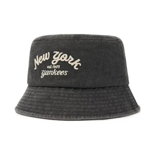 MLB Cotton Bucket Hats Unisex Charcoal Gray