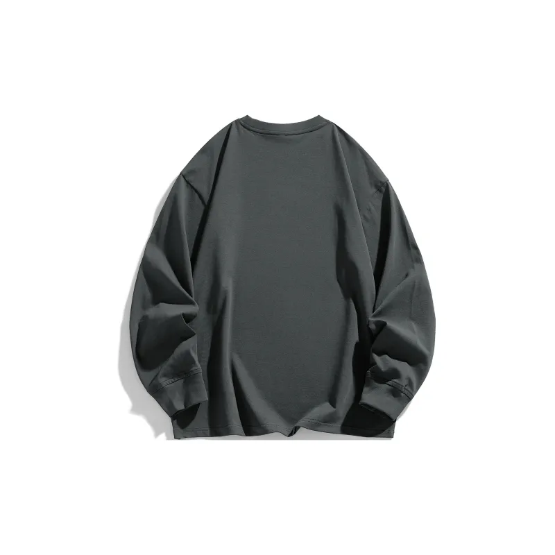 FONDLOOK T Shirt Inner Layer With Long Sleeved Top For Outerwear Unisex-30