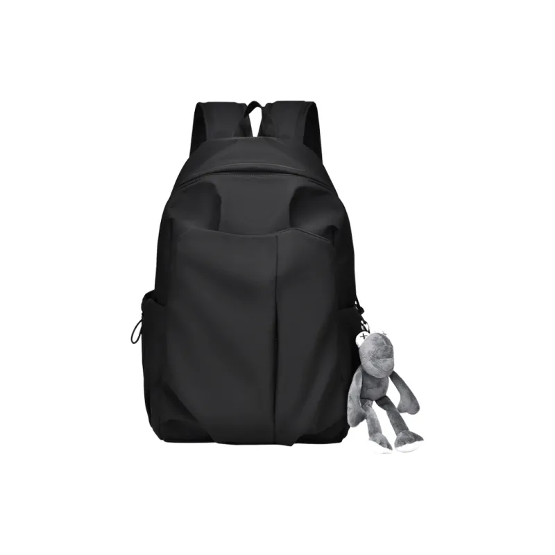 Aini Rabbit Nylon Backpack Regular Unisex Black/White/Gray/Red-0