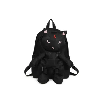 Kaka Tree Nylon Backpack Black/Green/Blue/Pink/Beige
