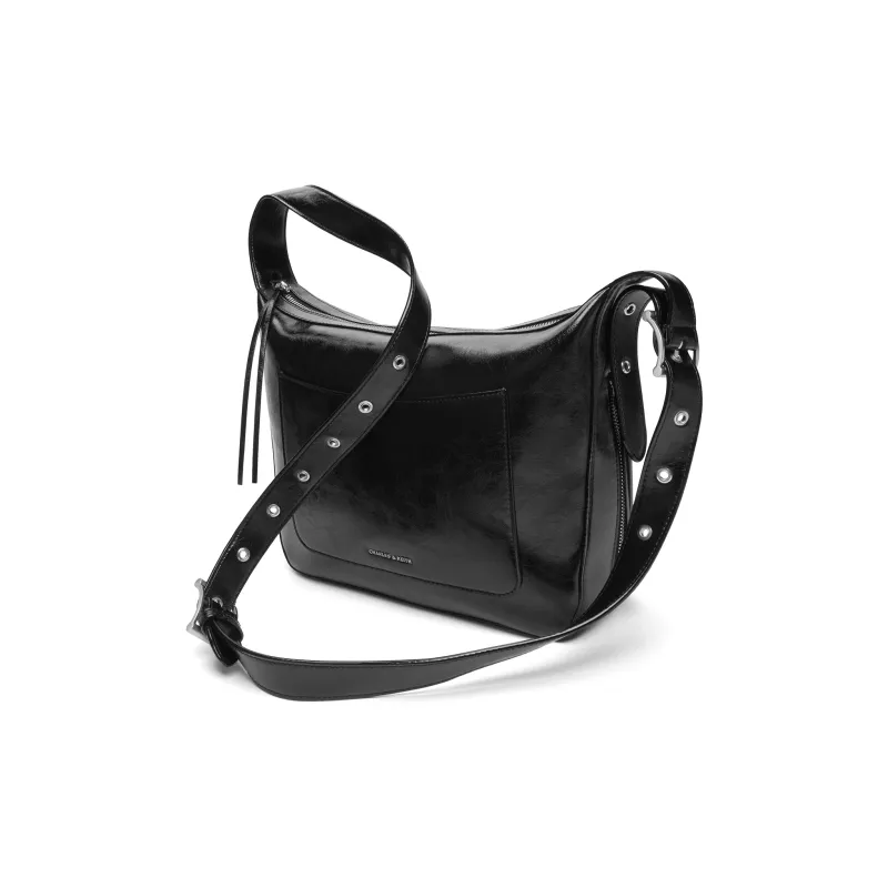 CHARLES&KEITH PU Shoulder Bag Large Size Women's Multicolor-2