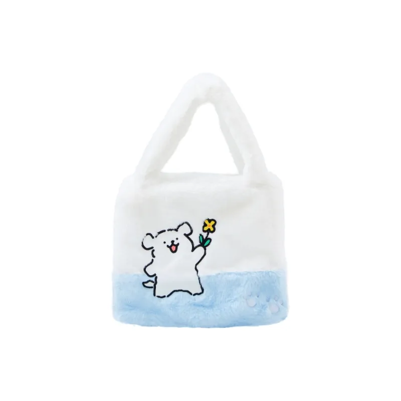 The Green Party Polyester Shoulder Bag Women's Blue White/Bright Pink-0