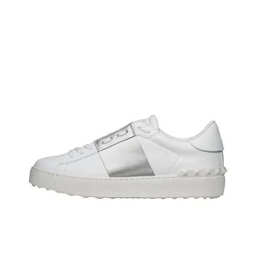 Valentino Women's Open Sneaker 'White Silver'