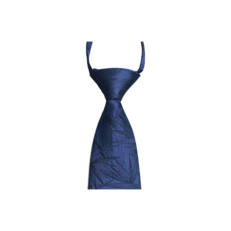 GOLDLION Polyester Ties Men's Gray/Navy Blue-15