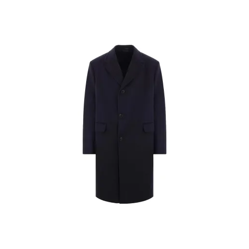 PRADA Coats Men Marine Blue