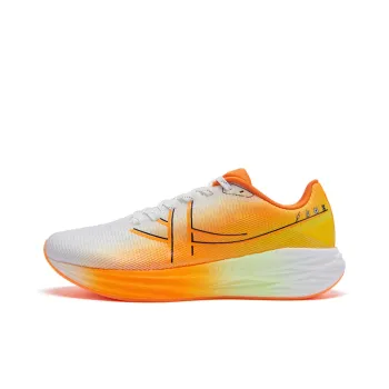 XTEP Speed 5.0 Cushioning Anti-Slip And Wear-Resistant Low-Top Casual Running Shoes Men's Orange Yellow White