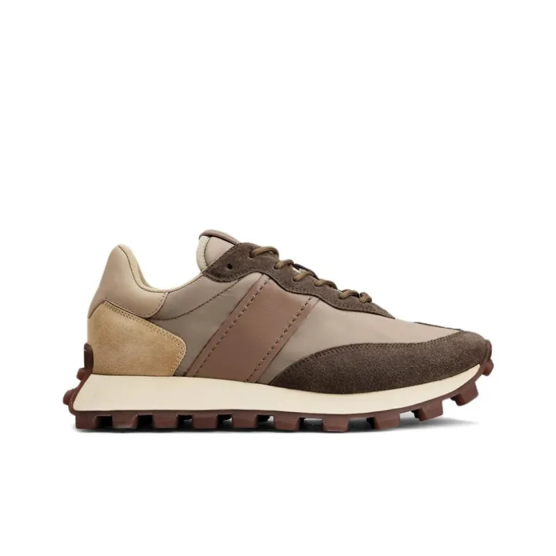 TOD'S 1T Shock Absorbers Low Top Sports Casual Shoes Men's Brown Gray-1