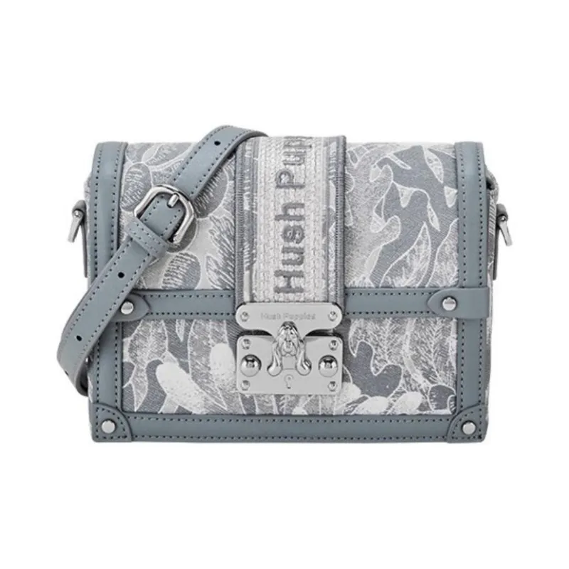 Hush Puppies Synthetic Leather Crossbody Bag Shoulder Bag Women's Gray-0