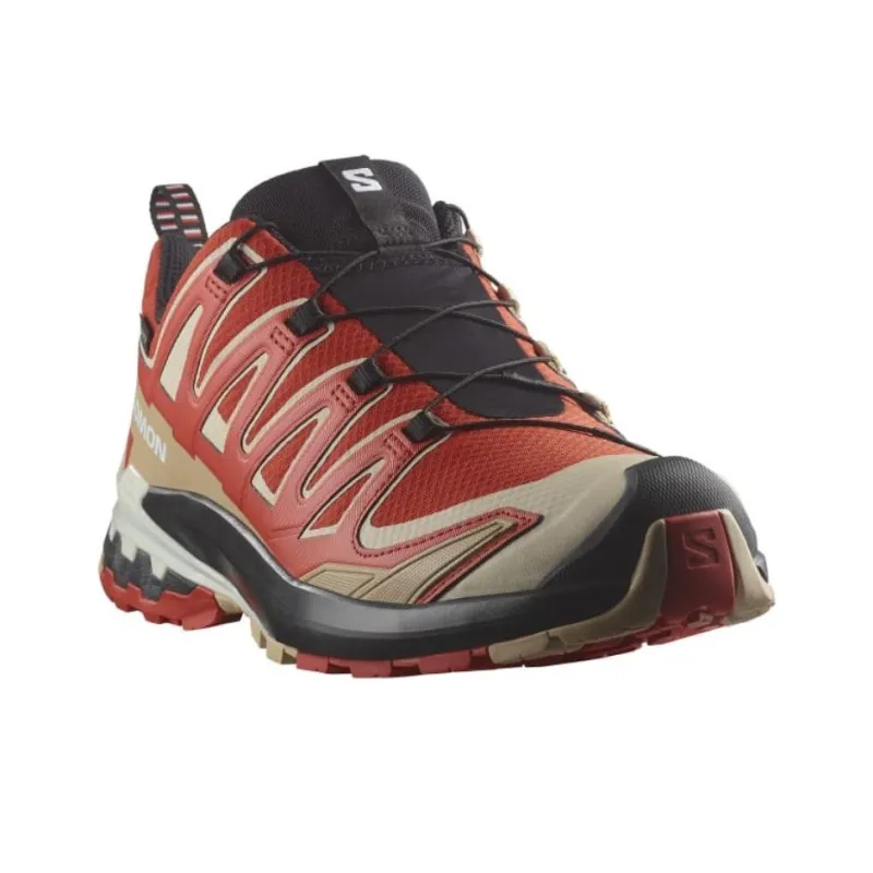 SALOMON XA Pro 3D V9 Cushioned Waterproof And Breathable Low-Top Outdoor Shoes Men's Red-2