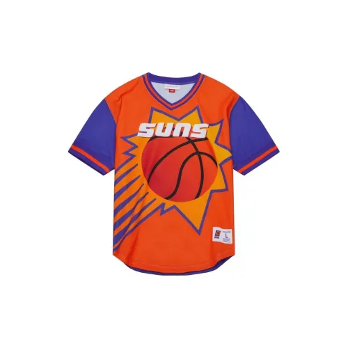 Mitchell Ness X NBA Phoenix Suns T-Shirts Men Orange/Blue