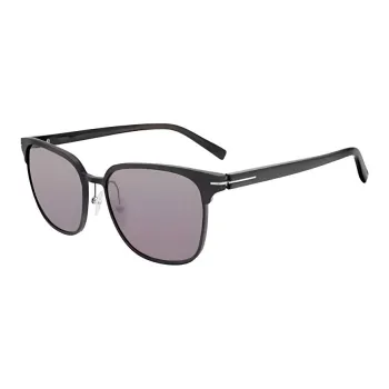 TUMI Metal Oval Sunglasses Men's Black