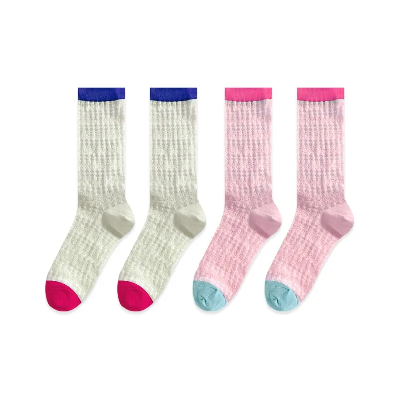 JIAZINI Mid Calf Socks Women's 4 Pack-1