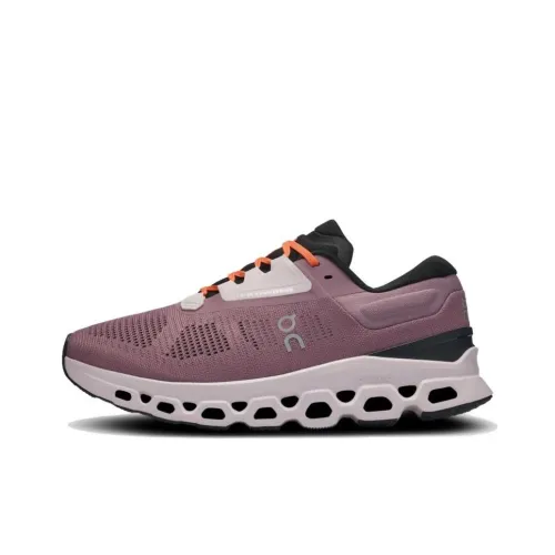 On Cloudstratus Running Shoes Women's Low-Top Rouge