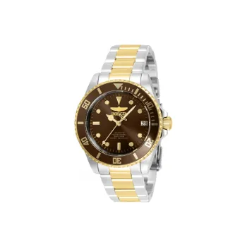 INVICTA Wrist Watch Automatic Mechanical Movement Stainless Steel Strap 36mm Coffee Watch Dial Women's Watch