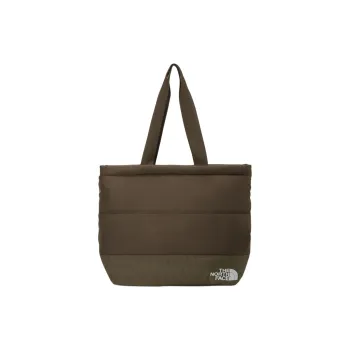 THE NORTH FACE Nuptse Nylon Tote Bag, Shopping Bag, Handbag Regular Unisex Brown