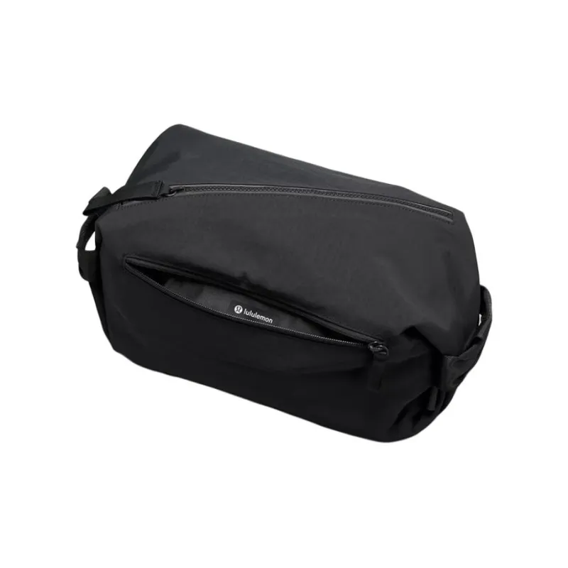 Lululemon Cotton Crossbody Bag Shoulder Bag Regular Unisex Black-2